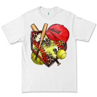 White softball home plate Premium Tee - Zillion Design Studio