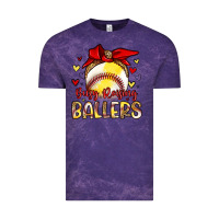 Cloud Purple busy raising ballers Vintage Tee - Artiststas