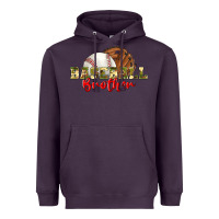 Plum baseball brother Heavyweight Hoodie - BundleAndBundleShop