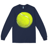 Navy tennis bal Long Sleeve Tee - BarkalooDesign