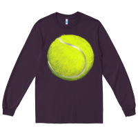 Plum tennis bal Long Sleeve Tee - BarkalooDesign