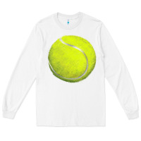 White tennis bal Long Sleeve Tee - BarkalooDesign
