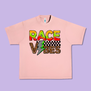 Race Vibes Urban Heavy Tee Designed By Adodesignshop