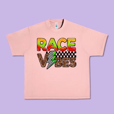 Race Vibes Urban Heavy Tee Designed By Adodesignshop