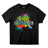 Black choose kindness Heavy Core Tee - Zillion Design Studio