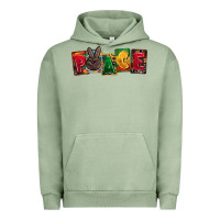Pigment Oil Green peace juneteenth Urban Hoodie - CowGirlArtShop