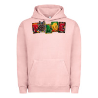 Pigment Salmon peace juneteenth Urban Hoodie - CowGirlArtShop