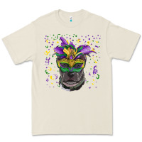 Bone mardi gras  mask pitbull Premium Tee - RanaPortraitStore