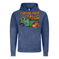 Vintage Denim pumpkin farm Vintage Hoodie - RacoonDesign