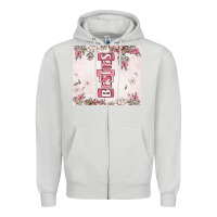 Dove Grey besties Zipper Hoodie - MaliasSmallBusiness