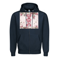 Navy besties Zipper Hoodie - MaliasSmallBusiness