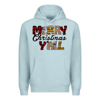 Blue Mist Merry Christmas Y'all Premium Hoodie - Bettercallsaul
