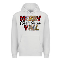 Dove Grey Merry Christmas Y'all Premium Hoodie - Bettercallsaul