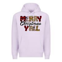 Lilac Merry Christmas Y'all Premium Hoodie - Bettercallsaul