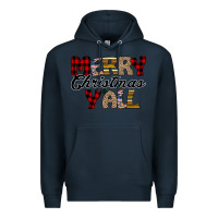 Navy Merry Christmas Y'all Premium Hoodie - Bettercallsaul