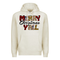 Oatmeal Heather Merry Christmas Y'all Premium Hoodie - Bettercallsaul