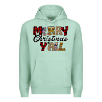 Seafoam Merry Christmas Y'all Premium Hoodie - Bettercallsaul