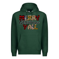 Sports Green Merry Christmas Y'all Premium Hoodie - Bettercallsaul