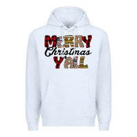 White Merry Christmas Y'all Premium Hoodie - Bettercallsaul