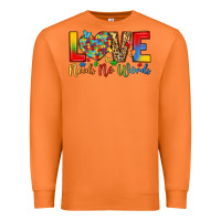 Carrot love needs no words Premium Sweatshirt - LillyAllenDesigns