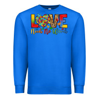 True Royal love needs no words Premium Sweatshirt - LillyAllenDesigns