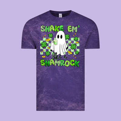 Shake Em' Like A Shamrock Vintage Tee Designed By Artiststas