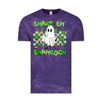 Cloud Purple shake em' like a shamrock Vintage Tee - Artiststas