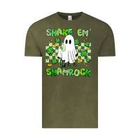 Vintage Olive shake em' like a shamrock Vintage Tee - Artiststas