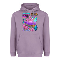 Lavender just roll with it Heavyweight Hoodie - BundleAndBundleShop