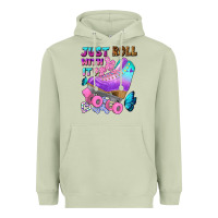 Matcha just roll with it Heavyweight Hoodie - BundleAndBundleShop