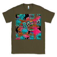 Army Green western rodeo seamless Classic Tee - Artiststas