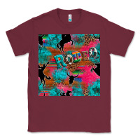 Burgundy western rodeo seamless Classic Tee - Artiststas