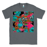 Charcoal Heather western rodeo seamless Classic Tee - Artiststas