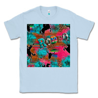 Dusty Blue western rodeo seamless Classic Tee - Artiststas