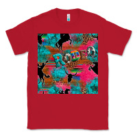 Red western rodeo seamless Classic Tee - Artiststas