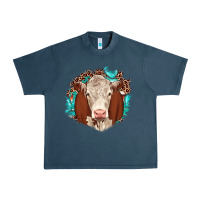 Midnight Navy hareford leopard gemstone Urban Heavy Tee - JahusDesignShop