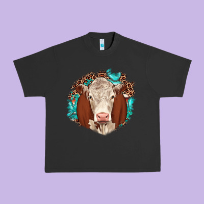 Hareford Leopard Gemstone Urban Heavy Tee Designed By Jahusdesignshop