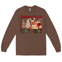 Chestnut Christmas Calories don't count Christmas tree cake Long Sleeve Tee - Jasminsmagicworld