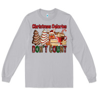 Moon Dust Christmas Calories don't count Christmas tree cake Long Sleeve Tee - Jasminsmagicworld