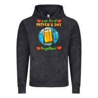 Vintage Black our first father's day together and beer Vintage Hoodie - HRA Design Shop