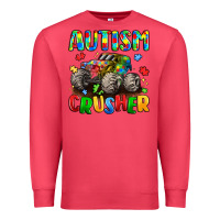 Cardinal autism crusher Premium Sweatshirt - LillyAllenDesigns