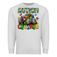 Dove Grey autism crusher Premium Sweatshirt - LillyAllenDesigns