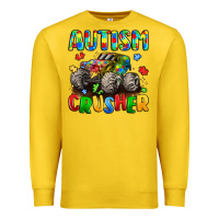 Lemon autism crusher Premium Sweatshirt - LillyAllenDesigns