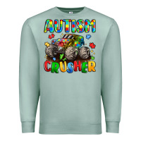 Seafoam autism crusher Premium Sweatshirt - LillyAllenDesigns