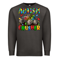 Smoke autism crusher Premium Sweatshirt - LillyAllenDesigns
