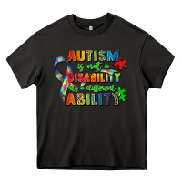 Asphalt autism is not a disability its a different ability Heavy Core Tee - Zillion Design Studio