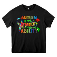 Black autism is not a disability its a different ability Heavy Core Tee - Zillion Design Studio
