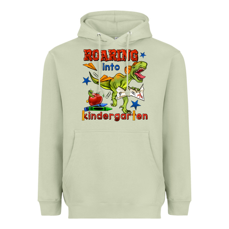 Roaring Into Kindergarten Heavyweight Hoodie by BundleAndBundleShop | Teevron