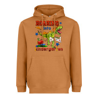 Meerkat roaring into kindergarten Heavyweight Hoodie - BundleAndBundleShop