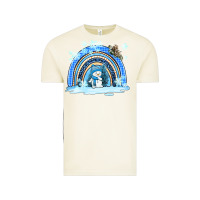 Vintage Arctic winter   rainbow and snowman Vintage Tee - AdoDesignShop
